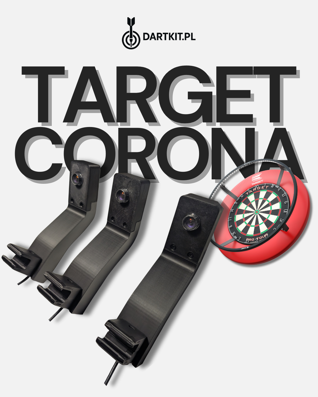 Uchwyty do Target Corona (kompatybilne z Autodarts)