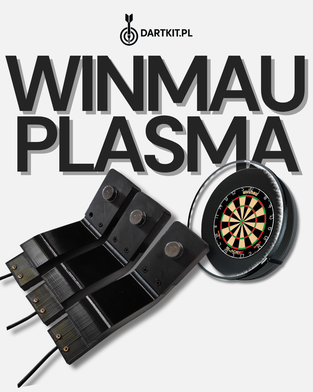 Uchwyty do Winmau Plasma (kompatybilne z Autodarts)